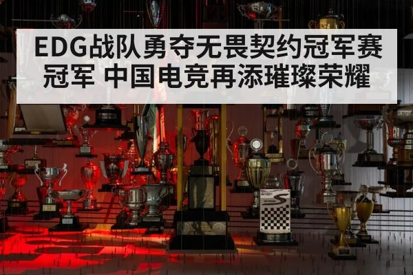 EDG战队勇夺无畏契约冠军赛冠军 中国电竞再添璀璨荣耀